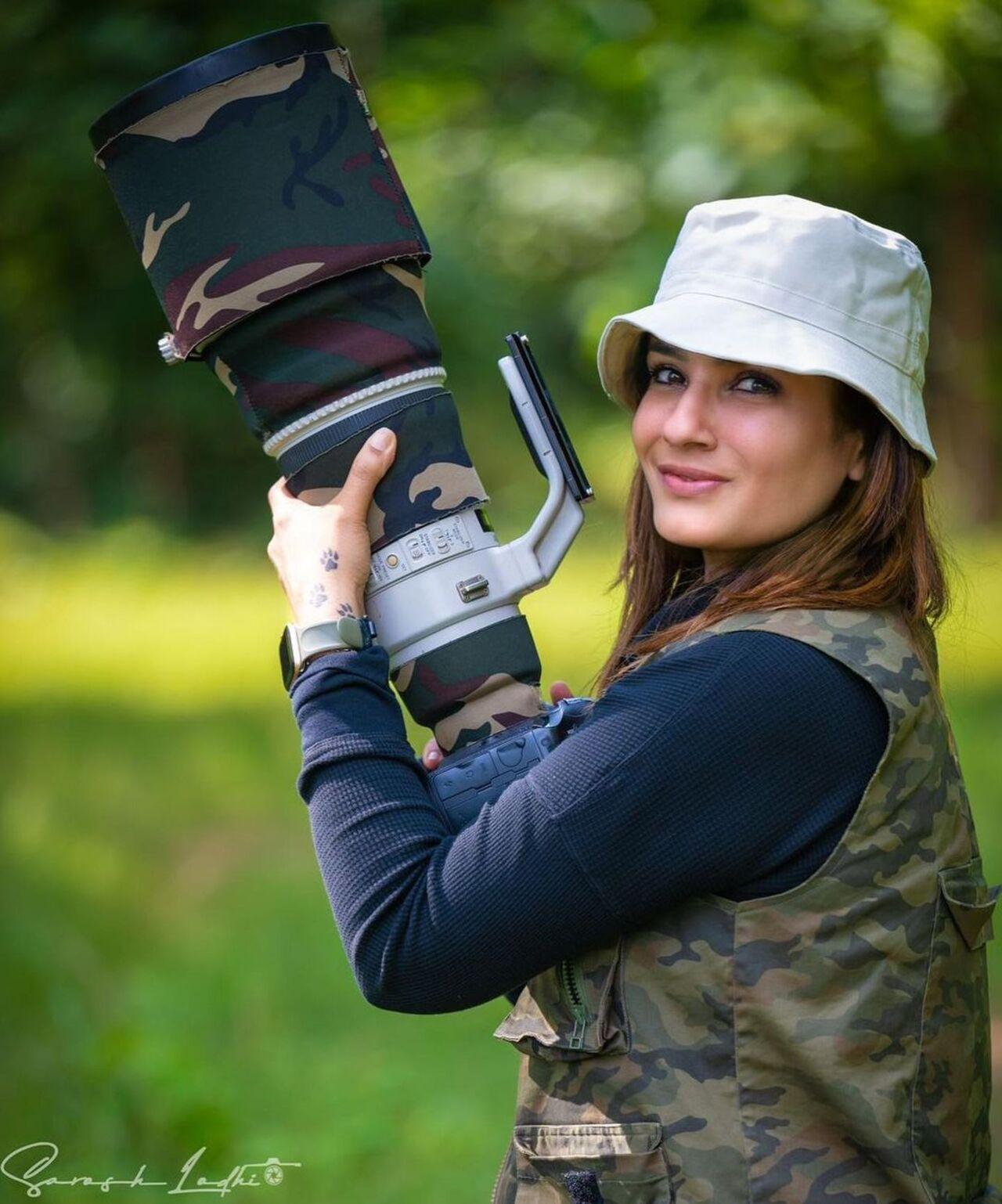 Raveena Tandon has time and again batted for the conservation of wildlife and is an ardent photographer too. 