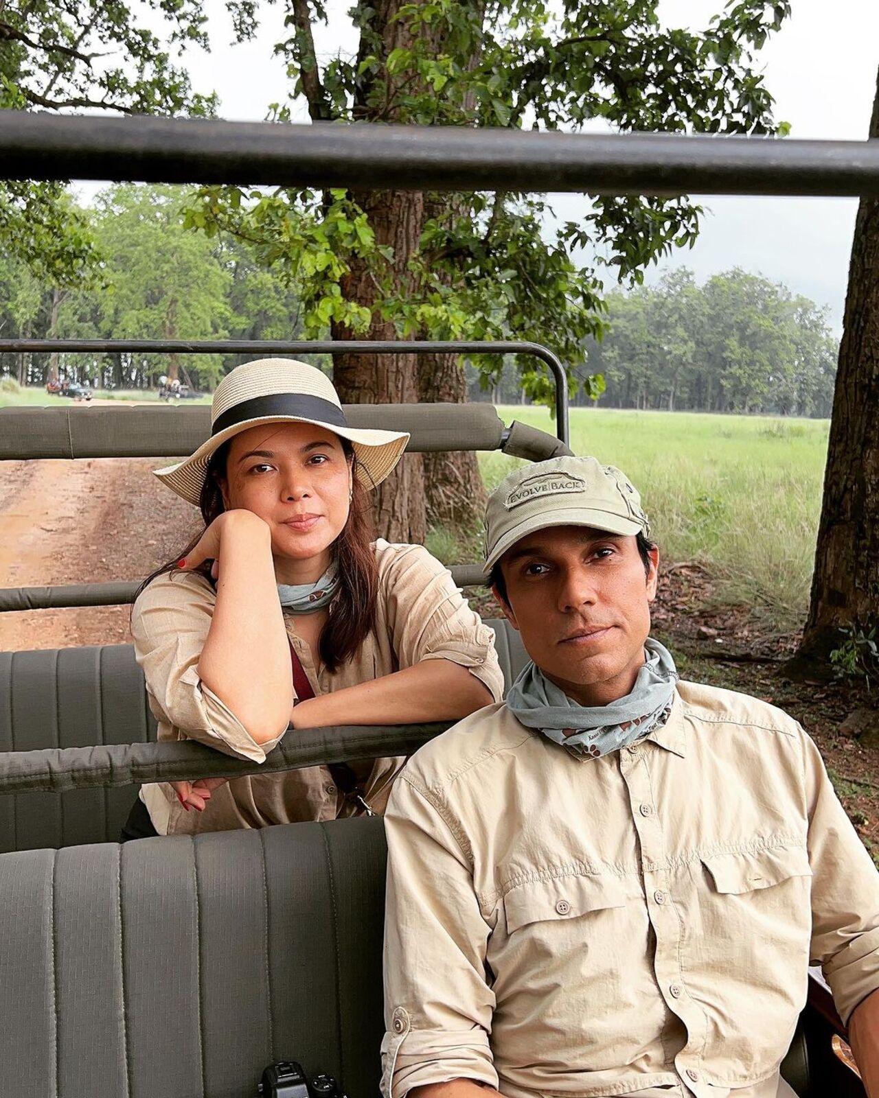 Randeep Hooda and Lin Laishram share a mutual respect for wildlife and often visit National Parks to spend quality time in the arms of nature. 