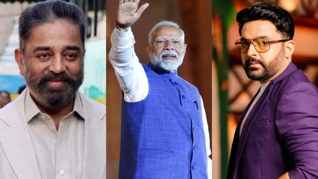 Kamal Haasan, Karan Johar, Kapil Sharma and other film personalities congratulate PM Modi on his third term 