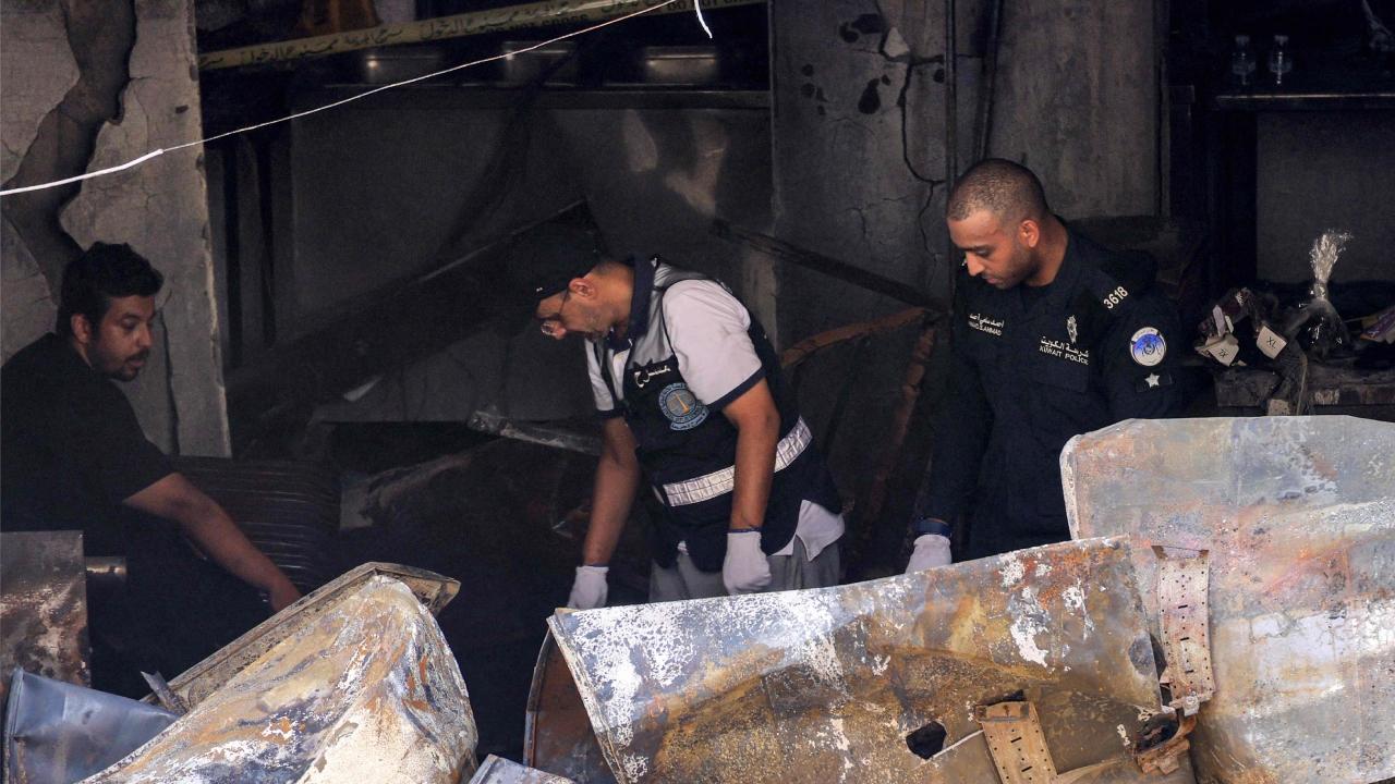 Interior minister of Kuwait Sheikh Fahad Al-Yousuf Al-Sabah ordered an investigation into the fire incident and issued directions to apprehend the owner and janitor of Al-Mangaf building.