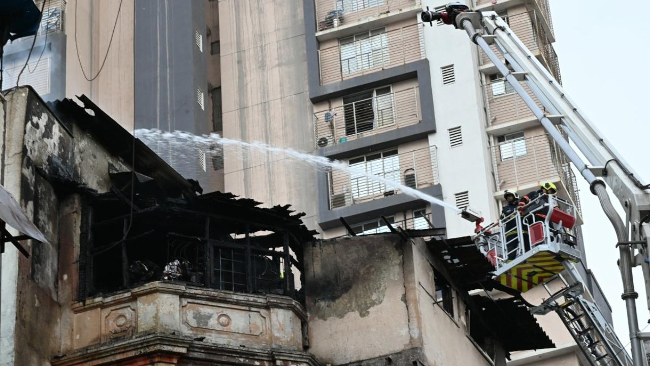 After receiving information, police and fire brigade personnel reportedly rushed to the site and started the rescue and fire-fighting operation, he said.
