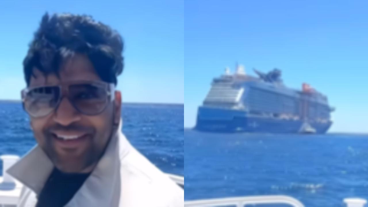 Guru Randhawa gives a glimpse of Anant-Radhika's pre-wedding cruise