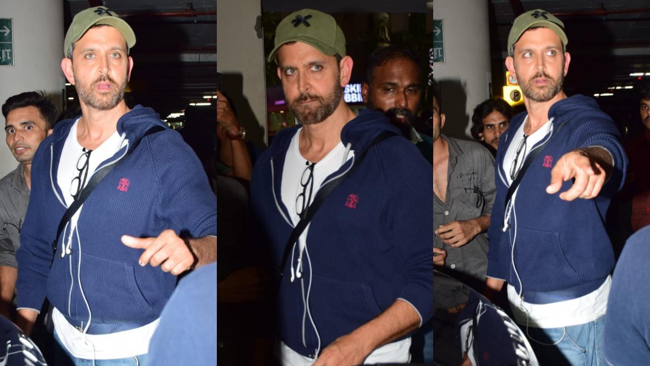 'Kya kar rahe ho aap?': Hrithik Roshan loses his cool at paps hounding him at Mumbai airport - watch video