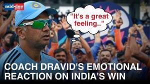 India Lifts The T20 World Cup, Here's How Coach Rahul Dravid Expressed Happiness