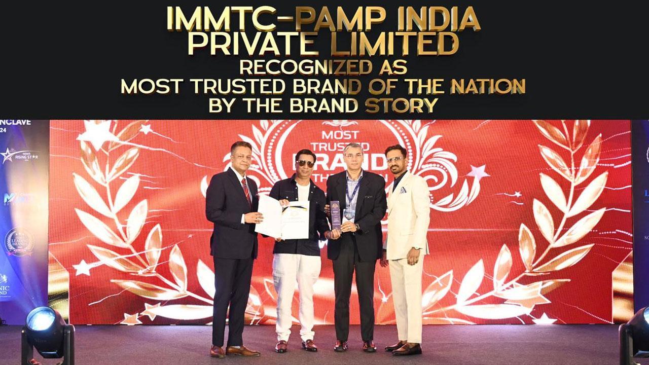 MMTC-PAMP India Private Limited Gets Recognised as Most Trusted Brand of the Nation By The Brand Story