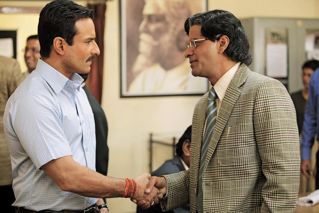 Aarakshan (2011): 
Dr Anand, the principal of STM College, along with his disciples, fights to abide by the OBC reservation verdict of the Supreme Court. However, they have to overcome many obstacles while doing so. Directed by Prakash Jha, the film stars Saif Ali Khan, Deepika Padukone, Manoj Bajpayee, Amitabh Bachchan and others