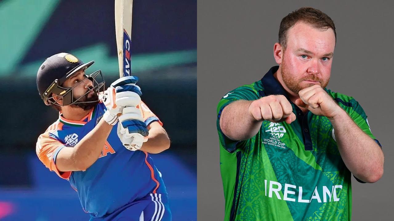 Rohit Sharma, Paul Stirling (Pic: File Pic/X/@ICC)