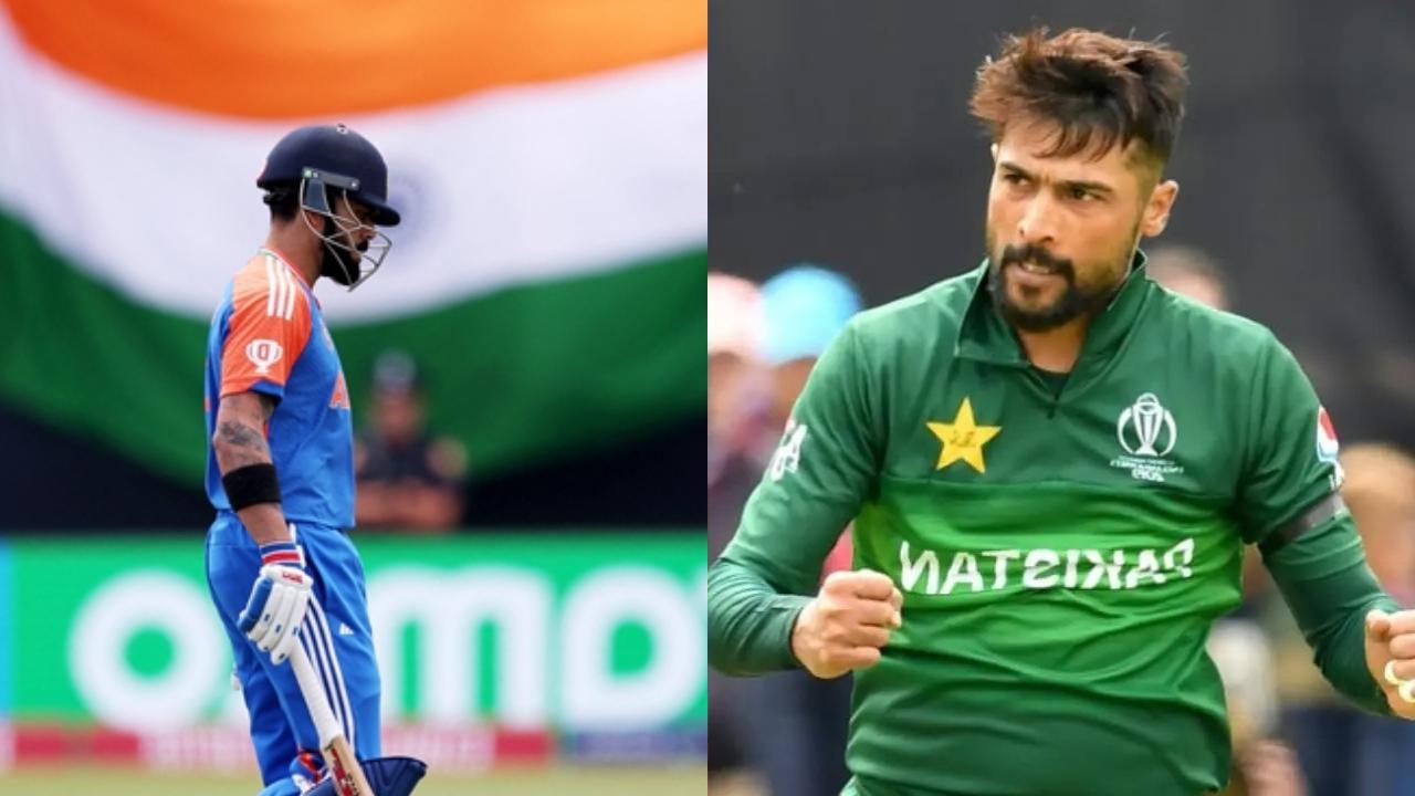 Virat Kohli, Mohammed Amir (Pic: AFP/File Pic)
