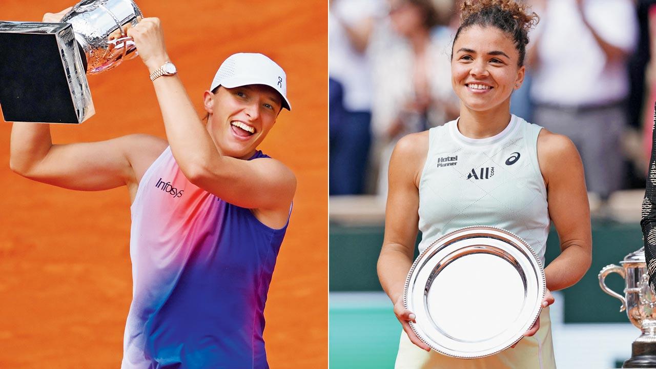Iga Swiatek and Italy’s Jasmine Paolini