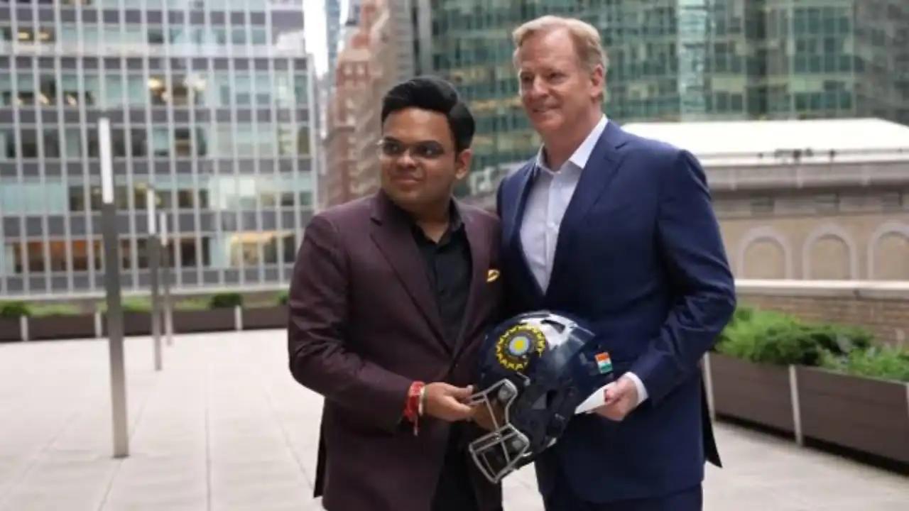 Board of Control for Cricket in India secretary Jay Shah in New York visited the National Football League headquarters with the BCCI saying the move was aimed at 