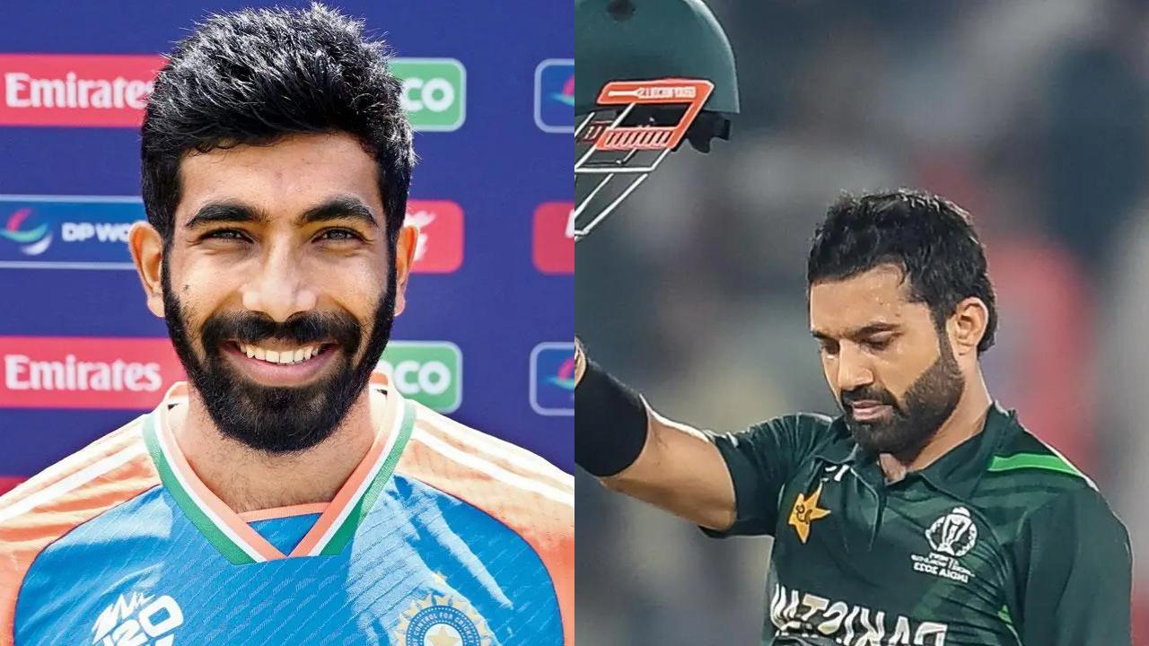 Jasprit Bumrah vs Mohammad Rizwan
One of the best pacers in modern-day cricket, India's Jasprit Bumrah will play the T20 World Cup 2024 match against Pakistan. Previously, Bumrah has played three T20Is against Pakistan in which he has two wickets under his belt. His best bowling figures are one wicket for eight runs. Bumrah will face Pakistan's Mohammad Rizwan who has featured in four T20Is against the 