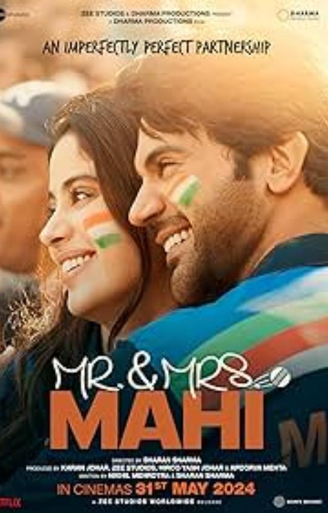 In ‘Mr. and Mrs. Mahi’, Janhvi immerses herself in the world of sports drama, portraying a cricketer after undergoing a rigorous two-year training regimen.