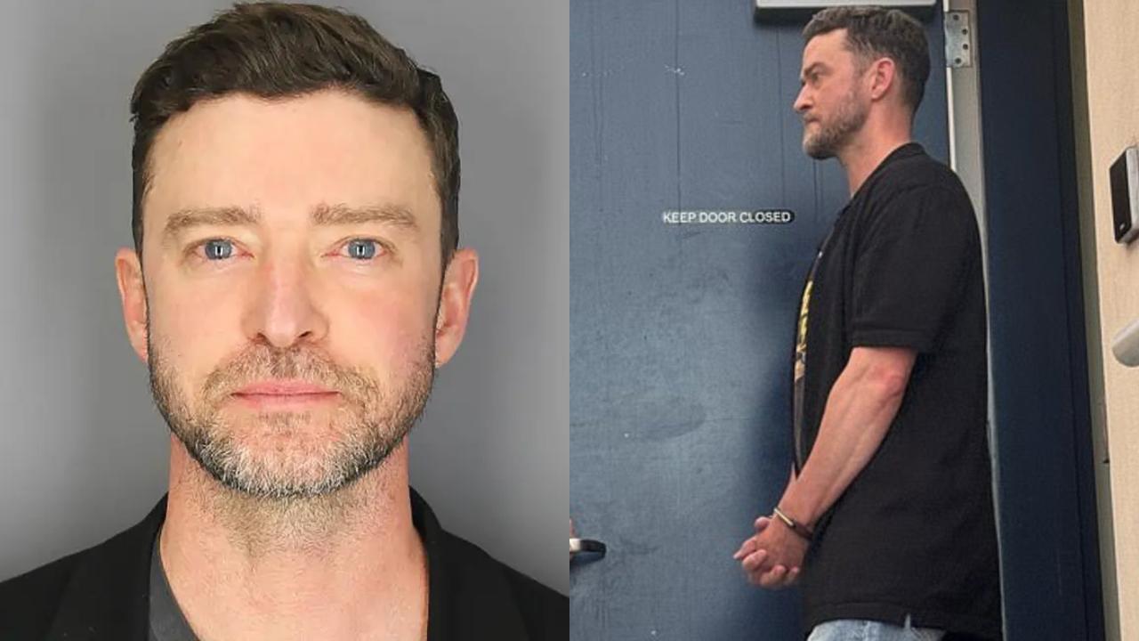Justin Timberlake's mugshot and handcuffed pictures go viral
