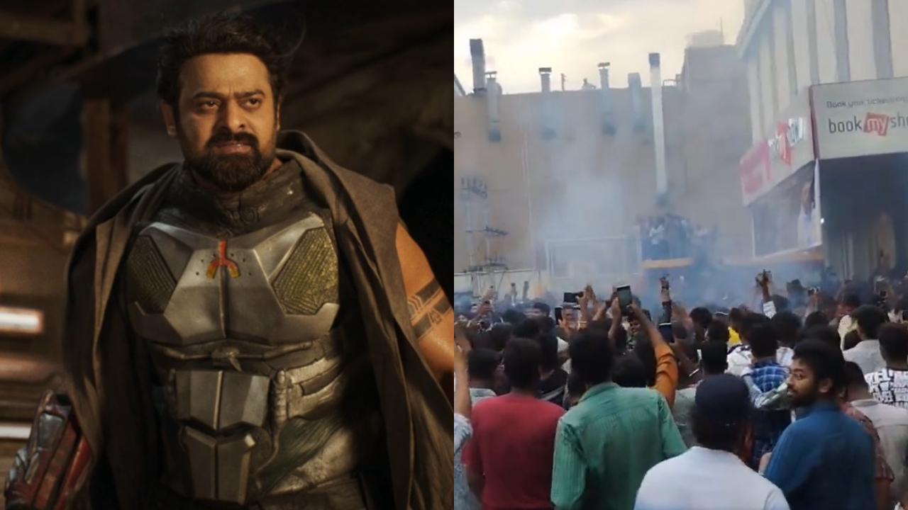 Kalki 2898 AD Trailer: Massive crowd at Hyderabad theatre celebrates Prabhas’ film - watch video