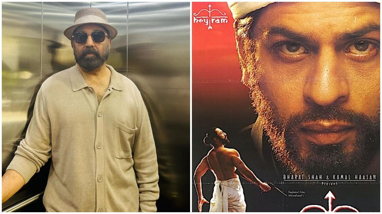 Kamal Haasan recalls how Shah Rukh Khan didn`t charge any money for `Hey Ram`