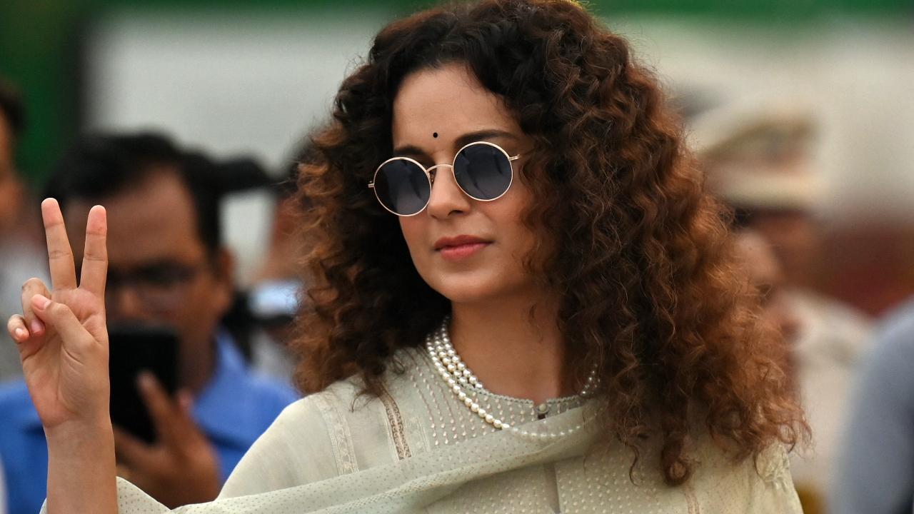 Kangana Ranaut trolled for promoting upcoming film 'Emergency' outside Parliament: 'Mockery of democracy'