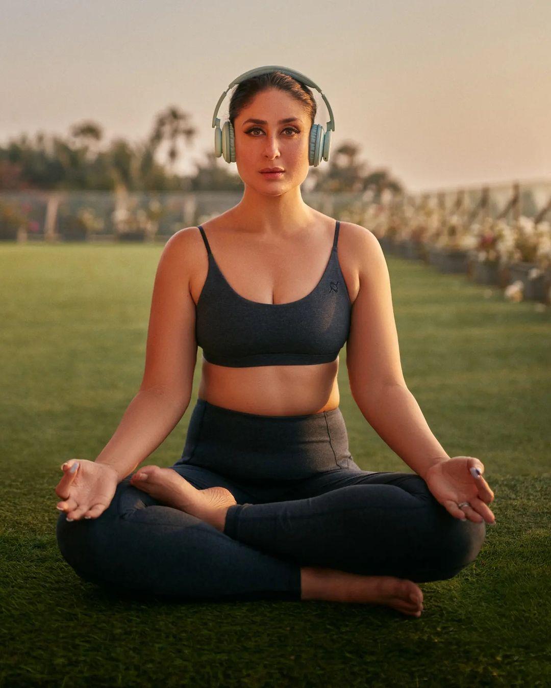 Using support, like Kareena Kapoor Khan sometimes does, can help.