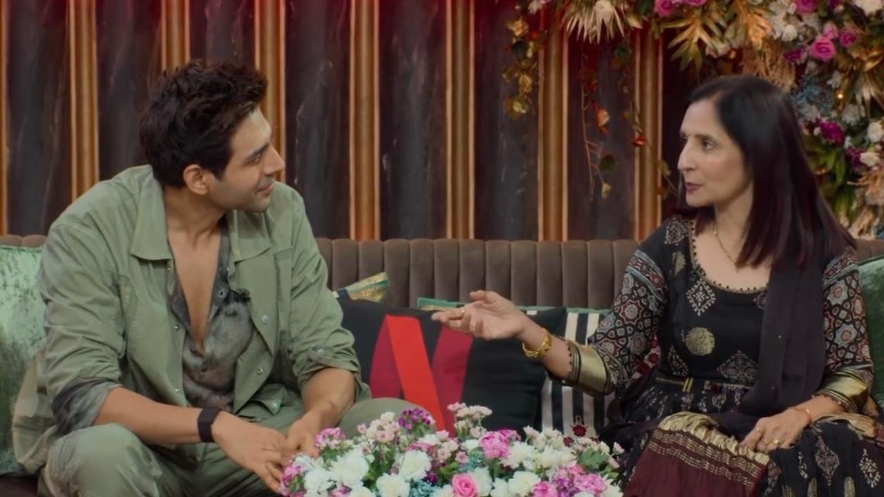 Kartik Aaryan's mother wishes for a doctor daughter-in-law