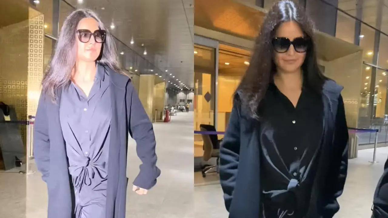 Katrina Kaif returns to Mumbai after London vacation with Vicky Kaushal; netizens question, 'Is she pregnant?' Read more