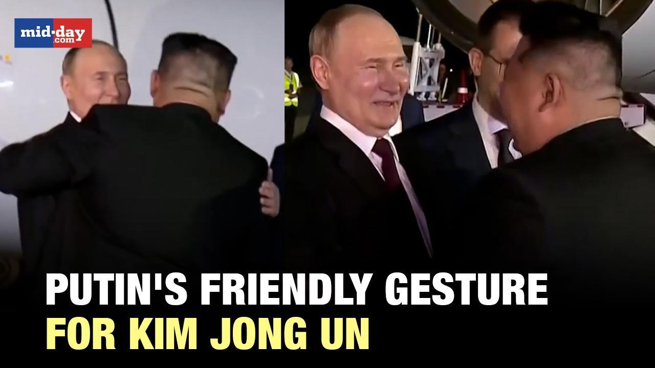 Vladimir Putin Hugs Kim Jong Un on His First North Korea Visit In 24 Years 