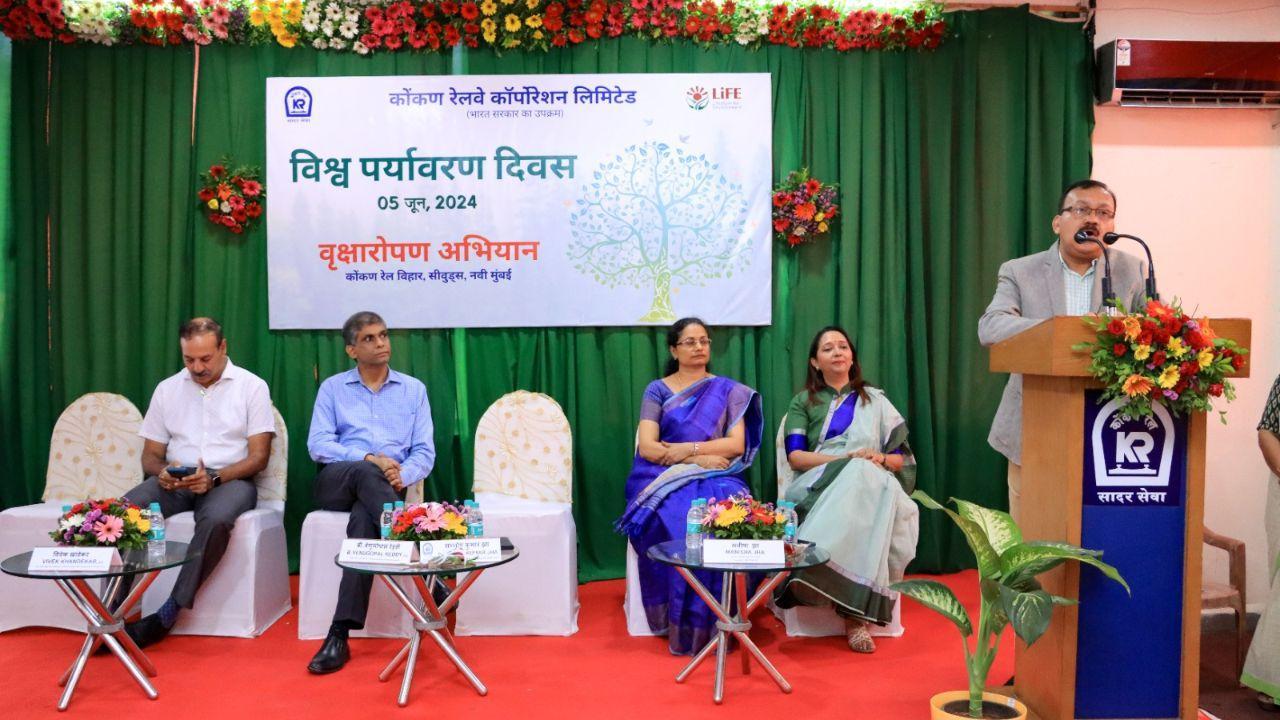 World Environment Day 2024: Konkan Railways plants five thousand saplings
