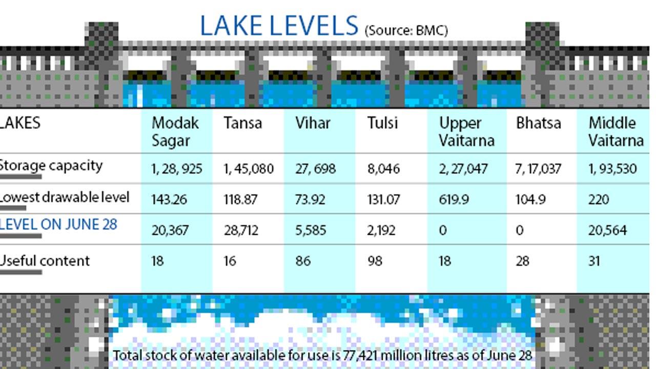 Lake levels (Source: BMC)