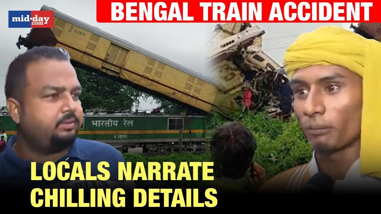 West Bengal Train Accident: Locals Narrate Chilling Details ! WATCH