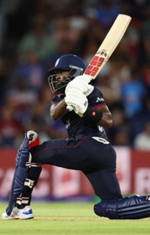USA`s Aaron Jones became the third player to smash the most sixes in a T20 World Cup match. In a match against Canada in 2024, he blasted 10 sixes