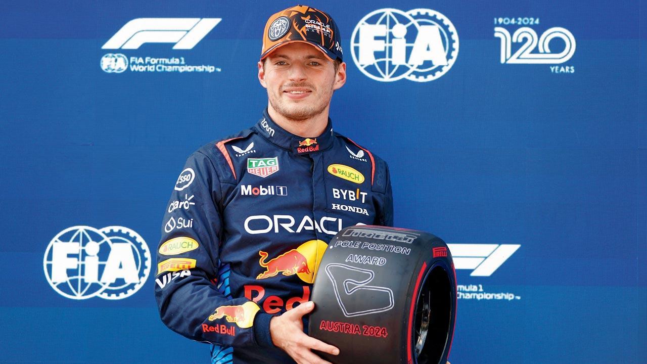 Verstappen feels ‘great’ after taking pole in Austria