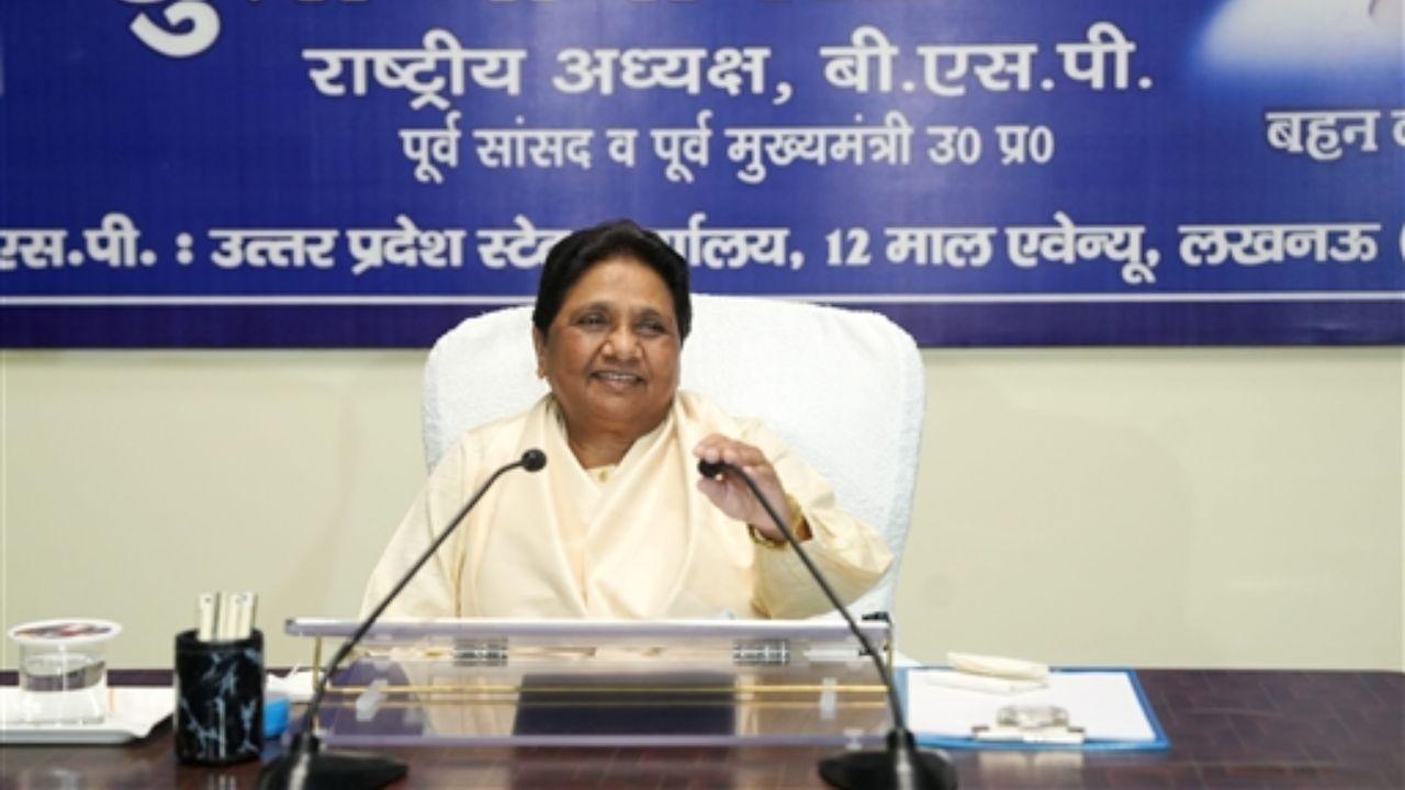 Akash Anand, formerly the national coordinator of the party, was also present despite recent changes in his role within the BSP structure.