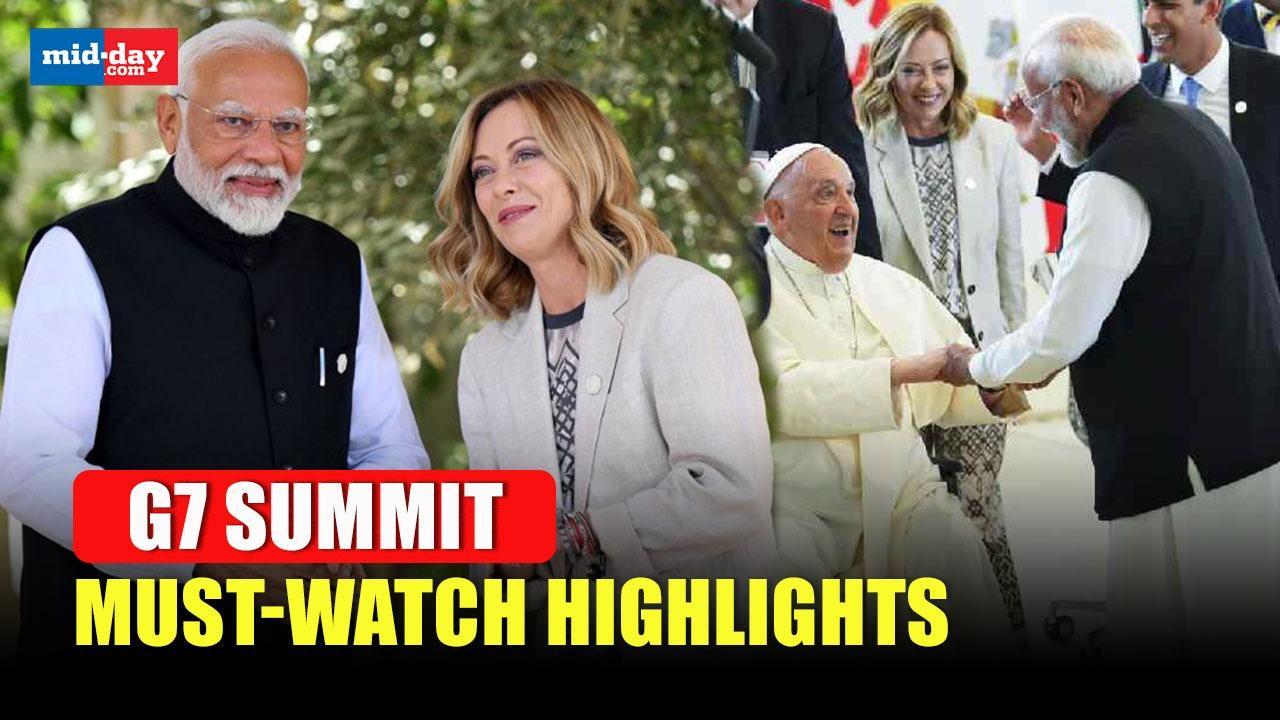 From Meloni meet to taking center stage in photo op, PM Modi’s highlights at G7