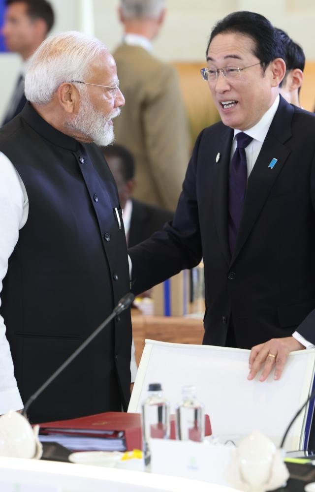 PM Modi arrived in Italy`s Apulia on Thursday late night to attend the G7 Outreach Summit