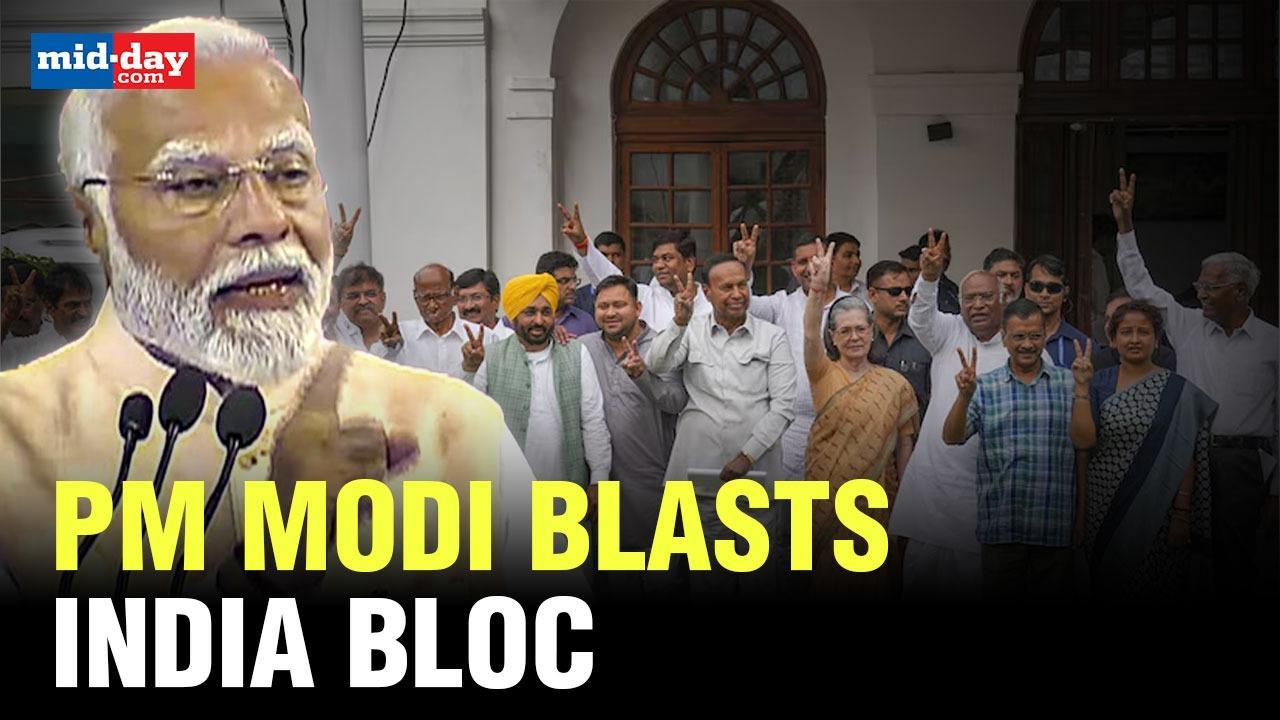 NDA Meeting: PM Modi slams Opposition, INDIA Bloc at key meeting