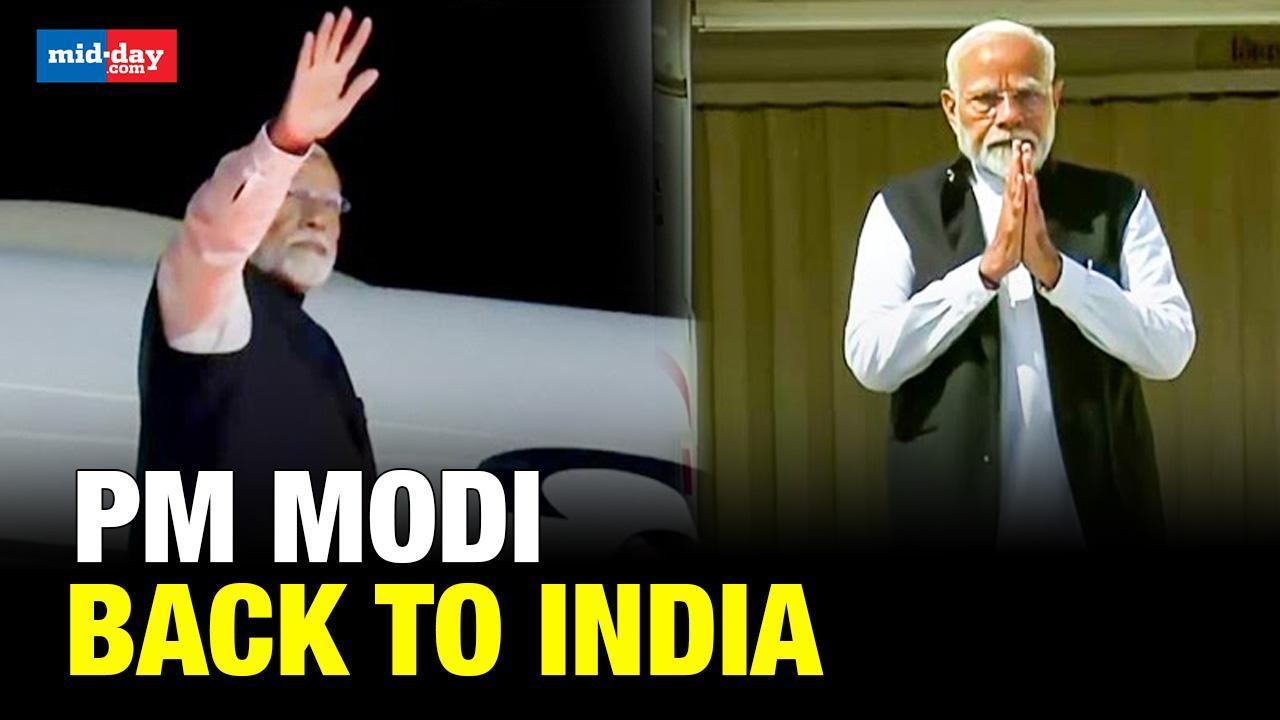 After attending G7 Summit on special invitation, PM Modi is back to India