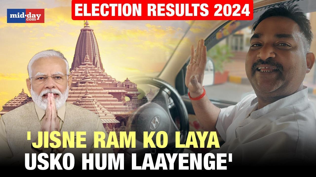 Elections Results 2024: Excited UP Cab Driver In Mumbai Confident Of BJP's Win  