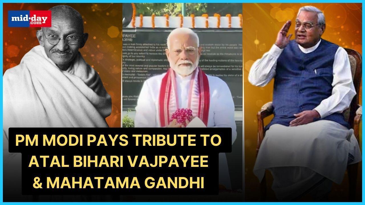 Modi 3.0: PM Modi's Special Tribute To Atal Bihari Vajpayee & Mahatama Gandhi