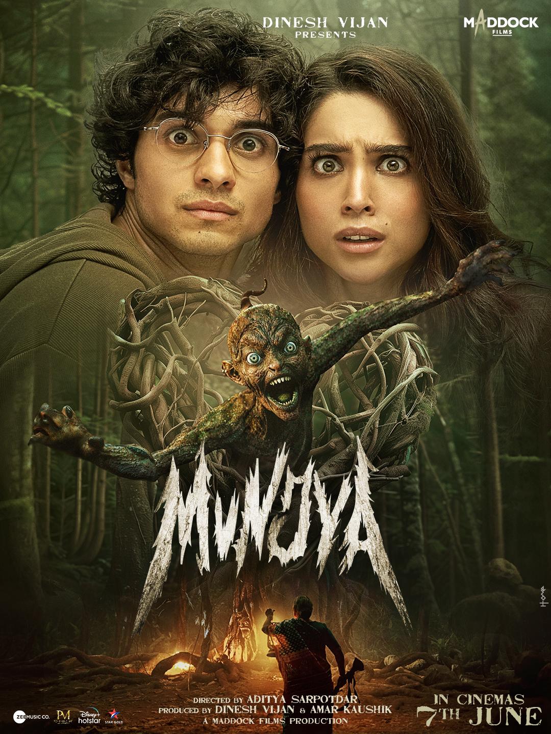 Theatre Releases
Munjya (June 7): This horror-comedy, centred around the myth of Munjya, arrives in theatres. 'Munjya' promises to be a groundbreaking film, blending unexpected twists with a heavy dose of humor.