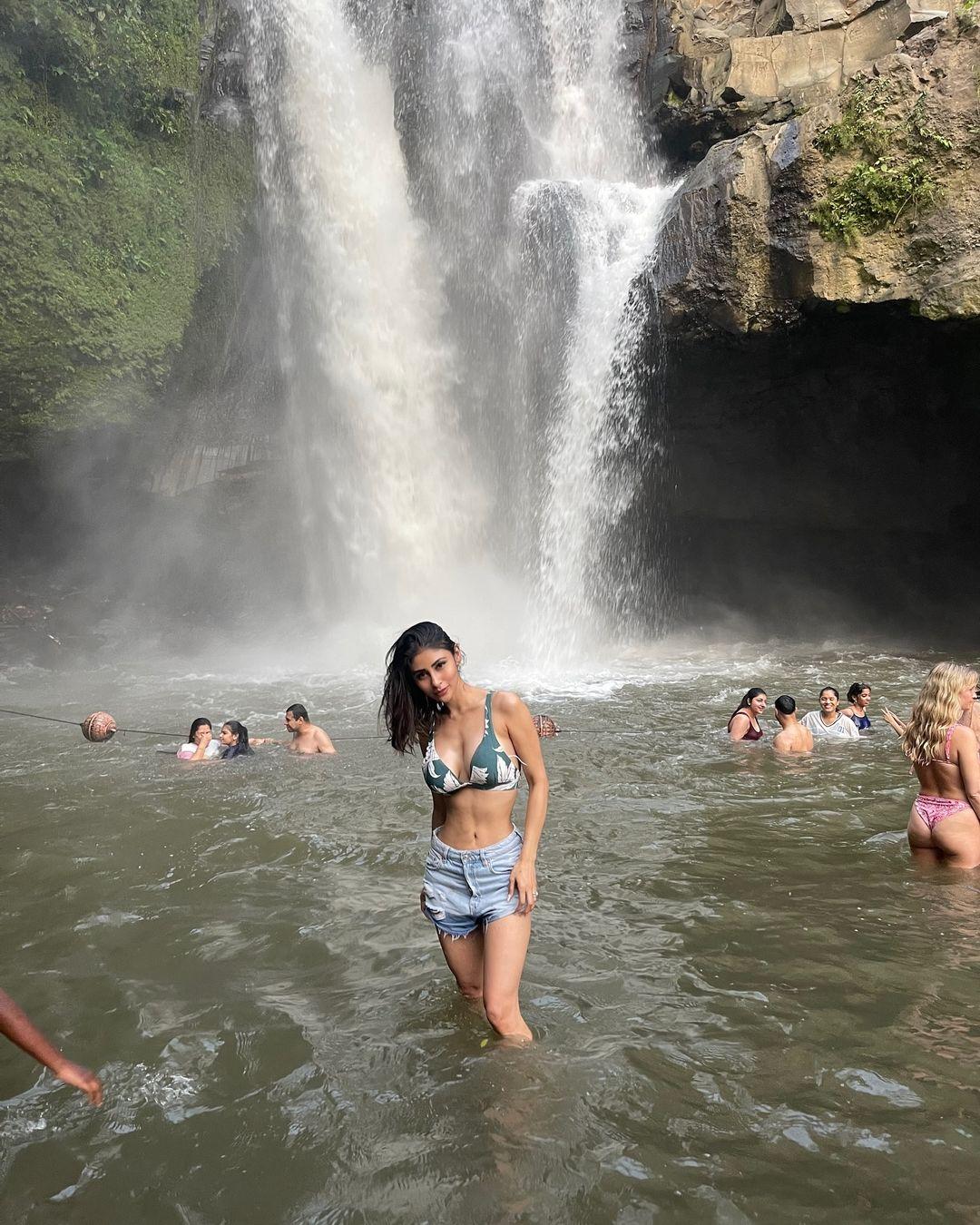 Bikini sets are a go-to for Mouni, and she knows how to rock them. 