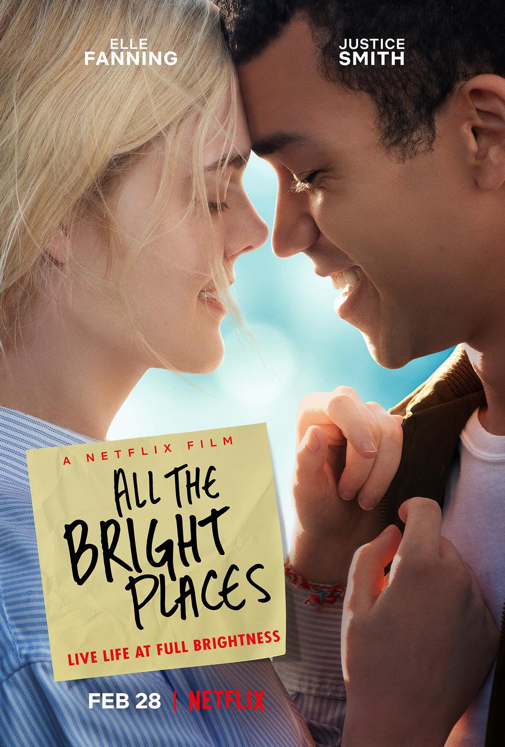 If you've read Jennifer Niven's novel, you'll definitely want to watch the movie. It's a poignant love story starring Elle Fanning and Justice Smith, tackling important issues like depression and loneliness that affect young people. 