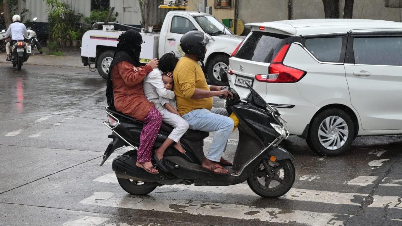 Mumbai witnessed heavy rainfall on Friday which led to some tree fall incidents, traffic snarls and slight delay in some suburban train operations