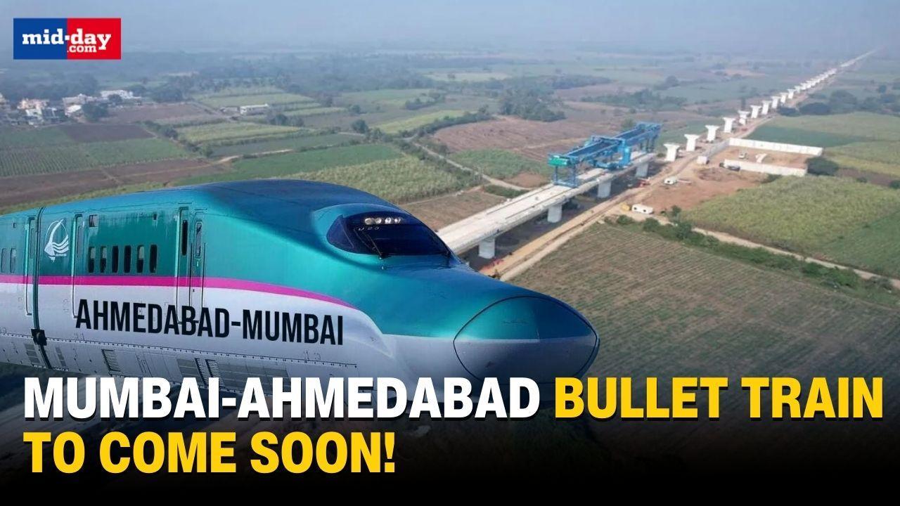  Mumbai-Ahmedabad Bullet Train Project Speeds Up, To Be Operational Soon!
