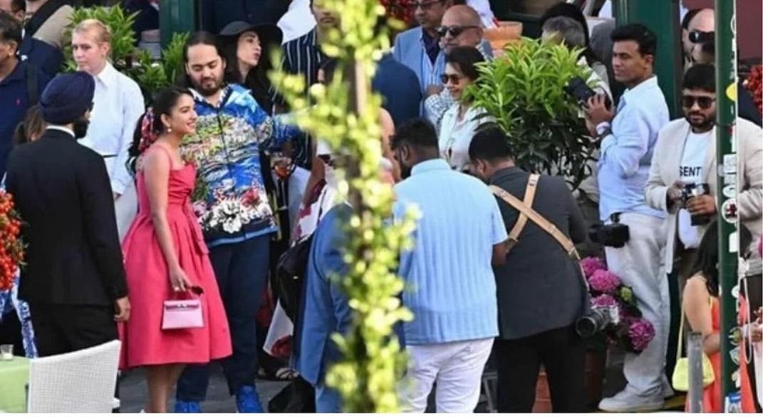 The Ambani's and Merchants hosted a four-day lavish pre-wedding celebration on a cruise earlier this month. (Pic/theambaniwedding on Instagram)