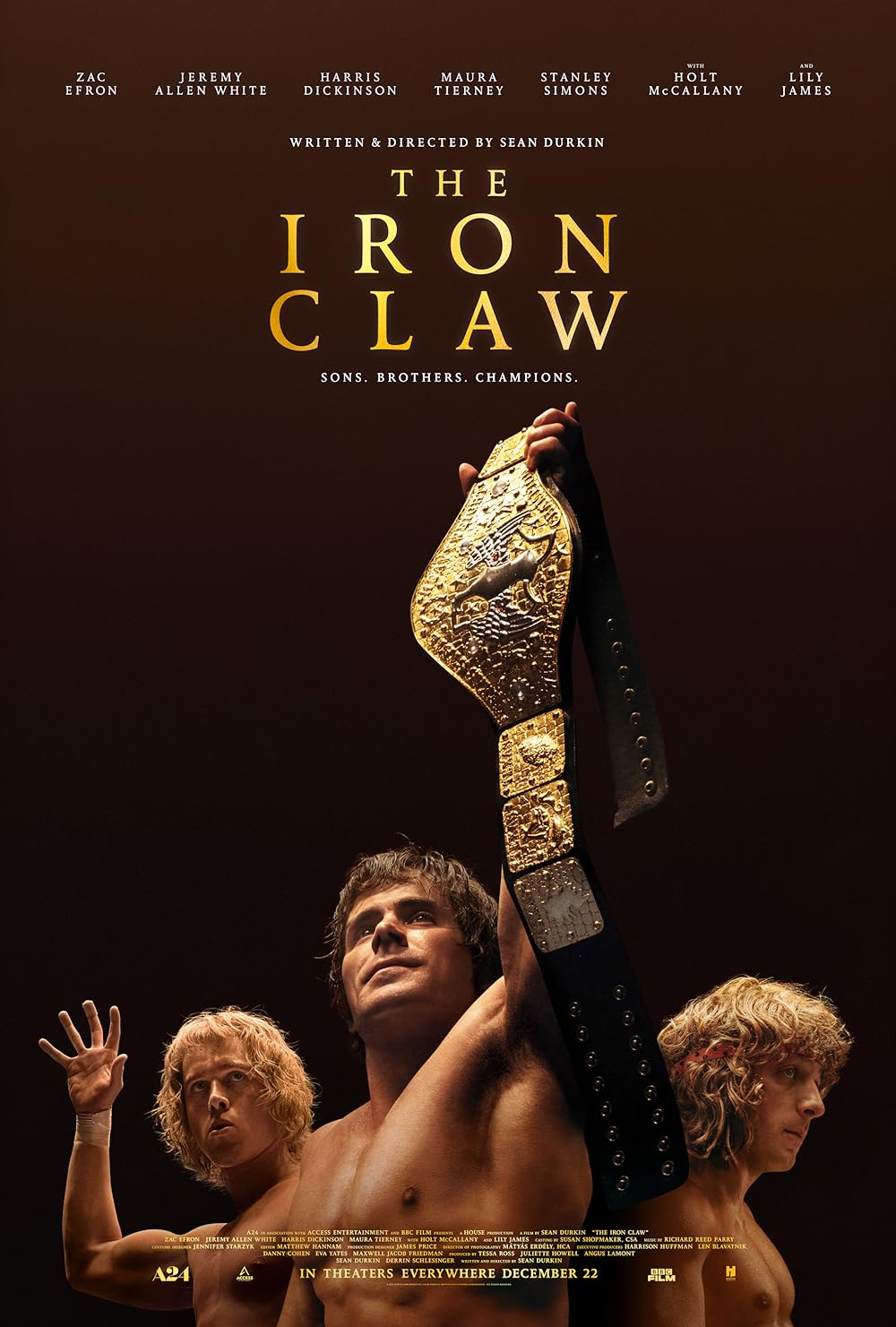 The Iron Claw (Lionsgate Play) – June 14The Iron Claw is a biographical sports drama about the Von Erich family, a dynasty of professional wrestlers who left a mark on the sport during the ’80s. Led by patriarch Fritz Von Erich (Holt McCallany), the film follows his sons Kevin (Zac Efron), Kerry (Jeremy Allen White), and David (Harris Dickinson) as they rise to fame. 