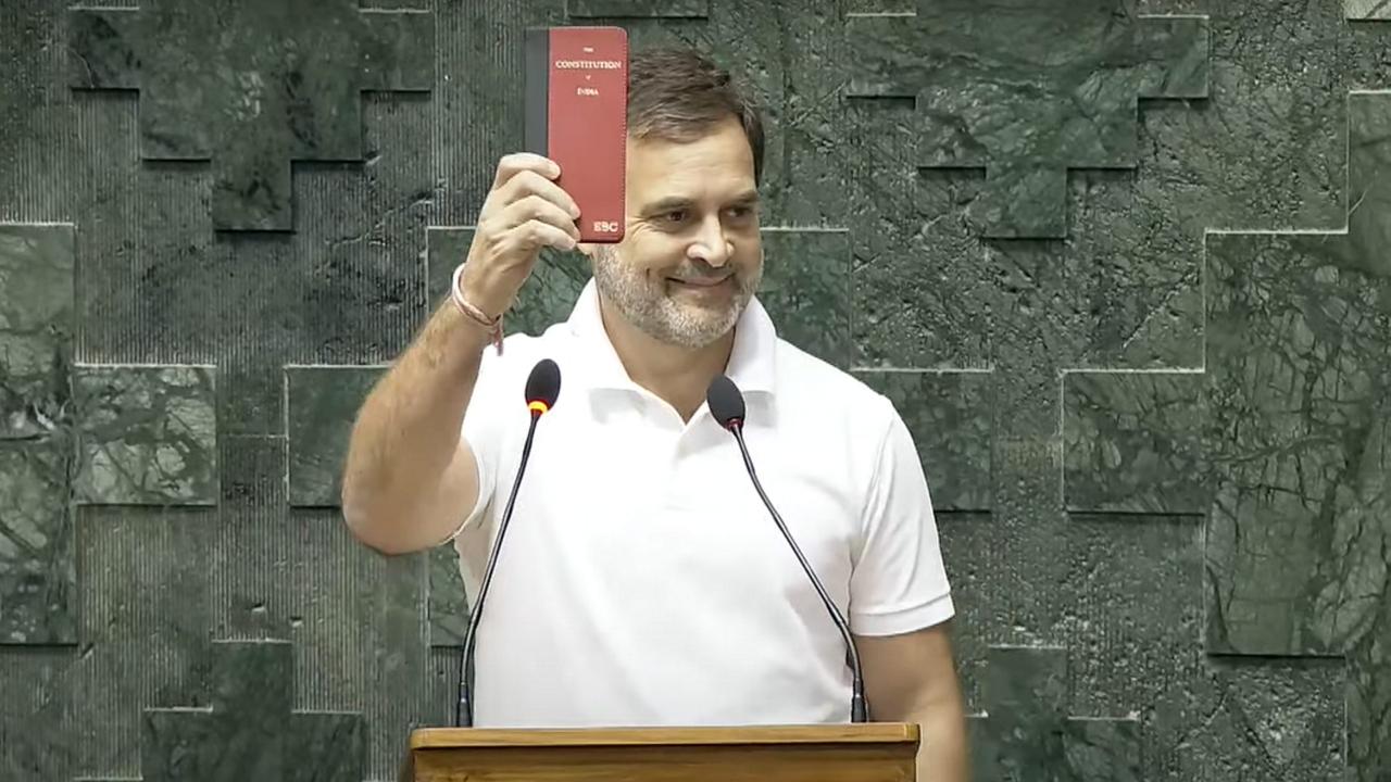Rahul Gandhi, Akhilesh Yadav, Dimple Yadav, Hema Malini, Asaduddin Owaisi and Kanimozhi Karunanidhi were among the prominent members to be sworn in on the second day of the first session of the 18th Lok Sabha.