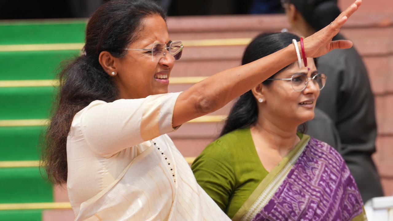 Union minister and BJP leader Narayan Rane, Supriya Sule of the NCP (SP), Arvind Sawant of the Shiv Sena (UBT) and Shrikant Shinde of the Shiv Sena were also among the newly-elected members who took oath on Tuesday.