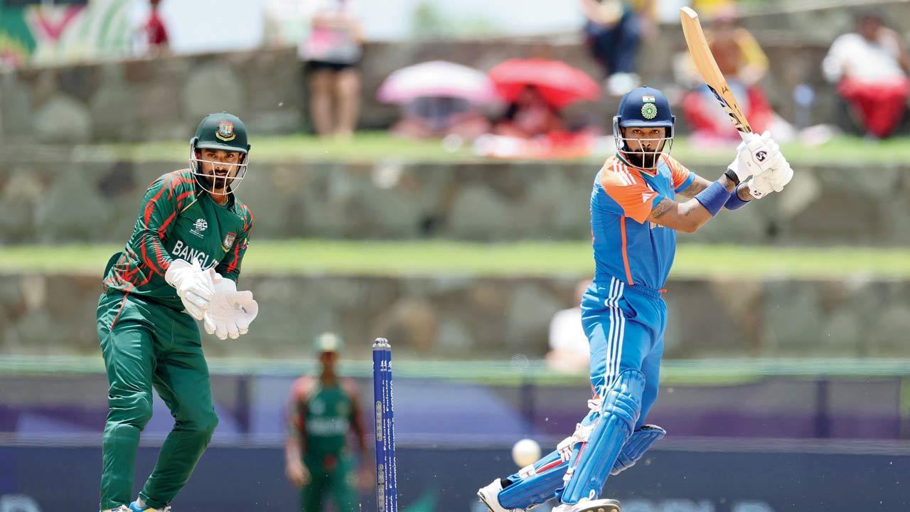 Pandya, Kohli propel India to 196-5 against Bangladesh