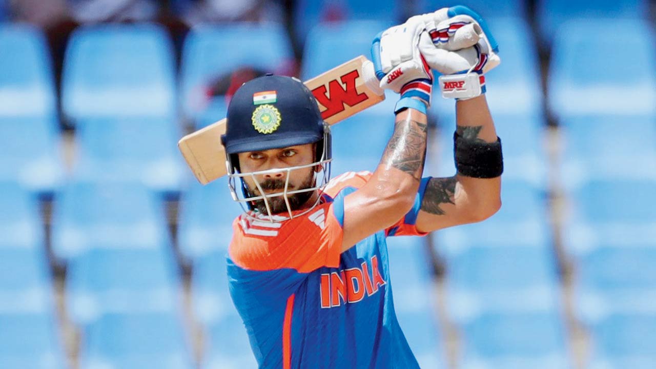 Virat Kohli in full flow on Saturday
