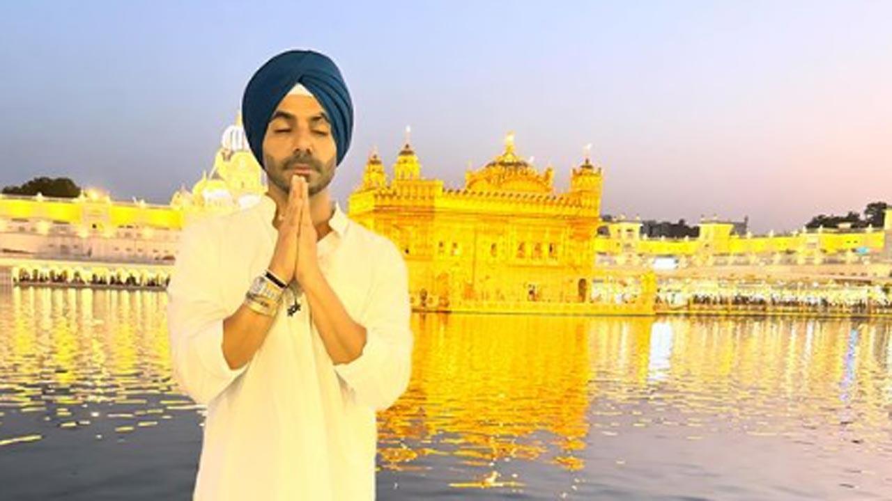 Aparshakti Khurana shares pictures from visit to Golden Temple