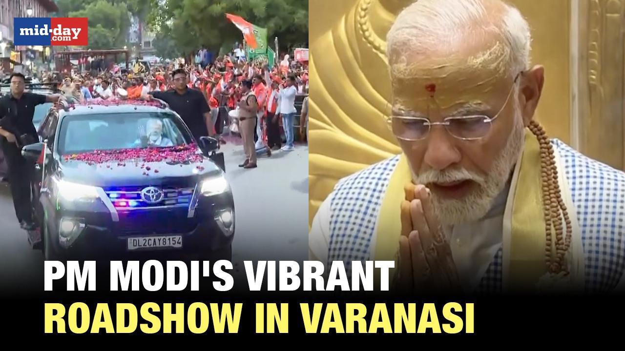 PM Modi Varanasi Roadshow: Festive Atmosphere In Varanasi, PM Performs Pooja