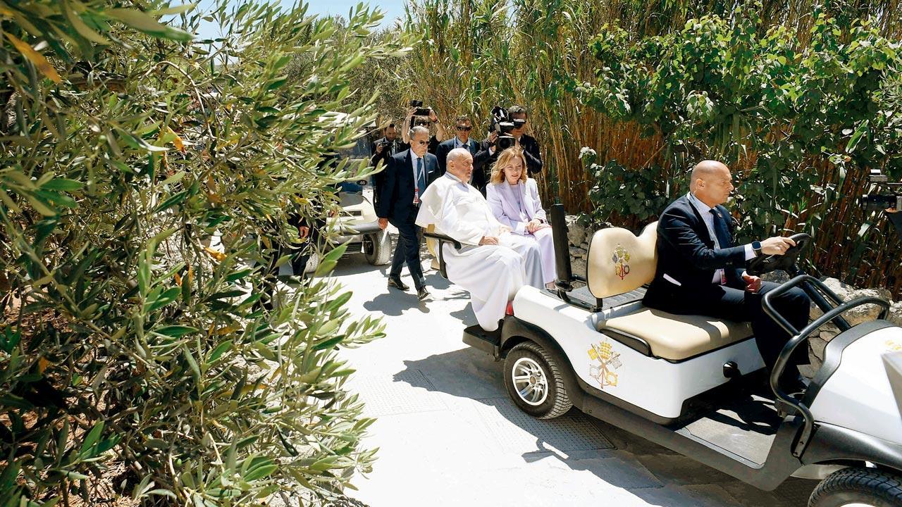 Pope Francis will be first pontiff to address a G7 summit 2024 venue
